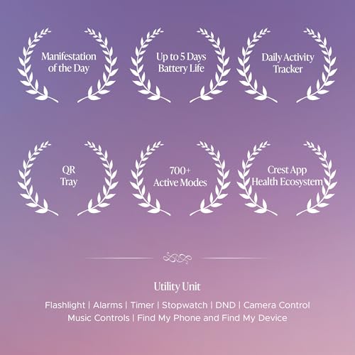 boAt Enigma Daze Women's Luxury Smart Watch w/ 1.3”(3.3cm) Luminous Display, Emergency SOS Live Location Sharing, Functional Crown, Watch Face Studio, QR Tray, BT Calling, HR & SpO2 (Metallic Gold) SaumyasStore