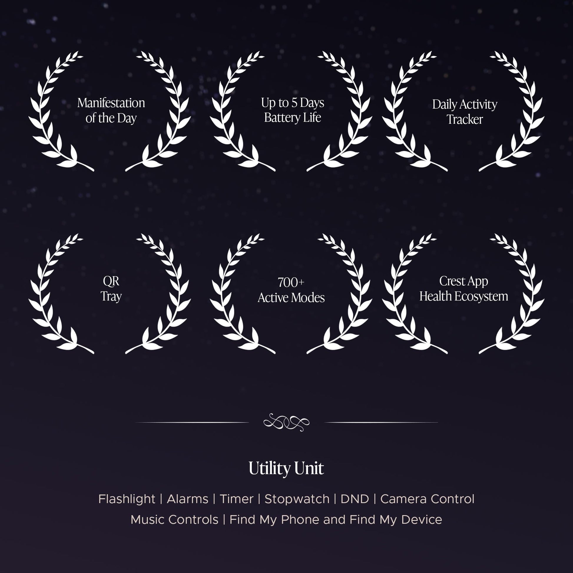 boAt Enigma Gem Women's Luxury Smart Watch w/ 1.19” (3.02cm) AMOLED Display, Emergency SOS Live Location Sharing, Watch Face Studio, QR Tray, BT Calling, 700+ Active Mode, HR & SpO2 (Rose Gold) SaumyasStore