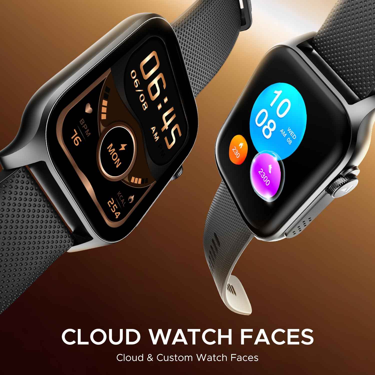 boAt New Launch Ultima Ember Smartwatch w/ 1.96” (4.97 cm) AMOLED Display, Functional Crown, 100+ Sports Modes, BT Calling, Camera & Music Control, IP68 Resistance, Custom Watch Faces (Bold Black) SaumyasStore