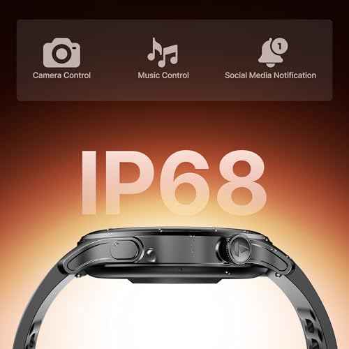 boAt New Launch Ultima Prime smartwatch with 1.43” AMOLED Display, Functional Crown, SOS, BT Calling, Notifications, IP68, Music & Camera Controls, 100+ Sports Modes, Watch Face Studio (Onyx Black) SaumyasStore