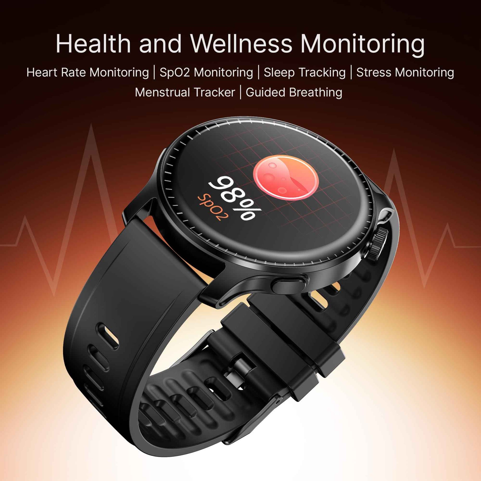 boAt New Launch Ultima Prime smartwatch with 1.43” AMOLED Display, Functional Crown, SOS, BT Calling, Notifications, IP68, Music & Camera Controls, 100+ Sports Modes, Watch Face Studio (Onyx Black) SaumyasStore