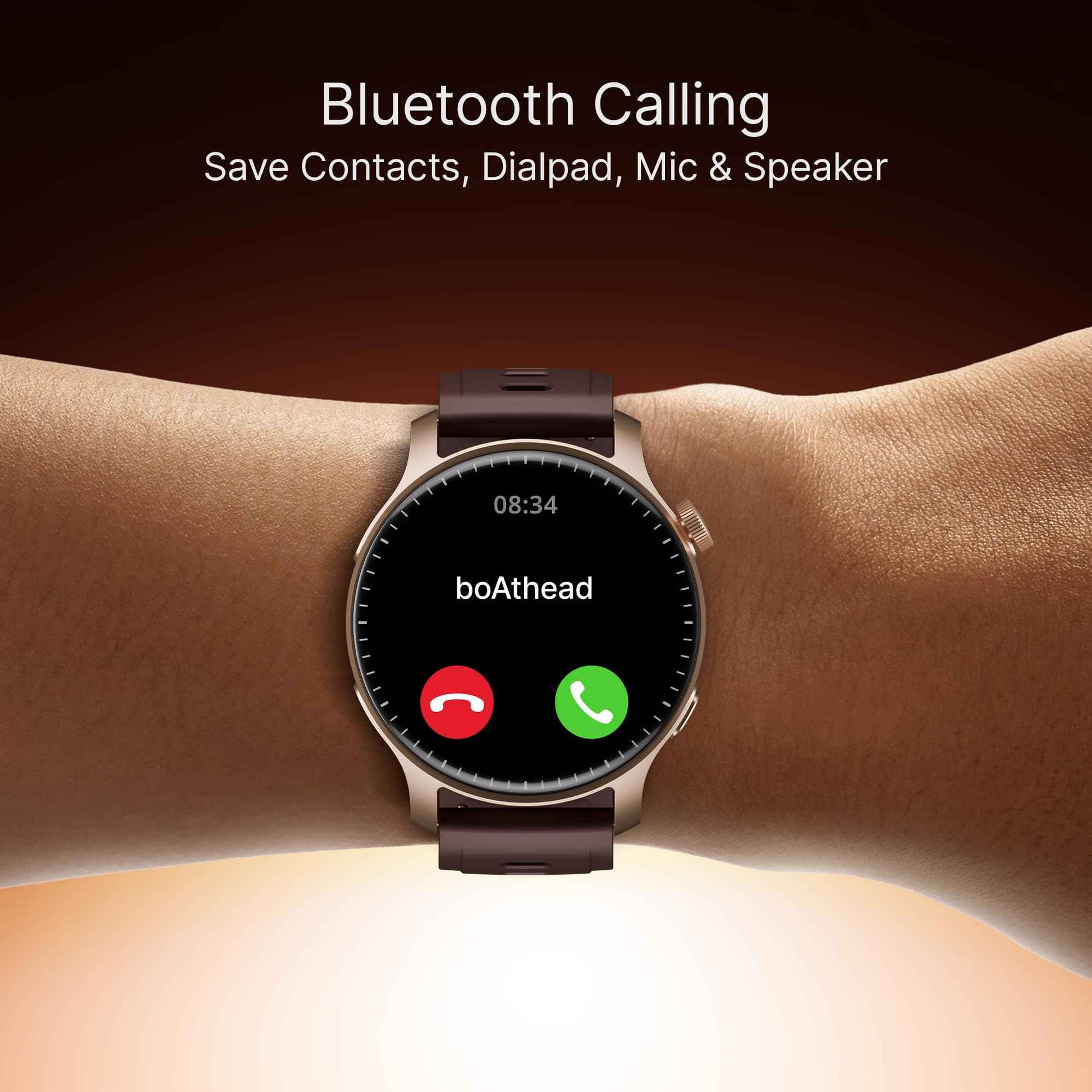 boAt New Launch Ultima Prime smartwatch with 1.43” AMOLED Display, Functional Crown, SOS, BT Calling, Notifications, IP68, Music & Camera Controls, 100+ Sports Modes, Watch Face Studio (Royal Berry) SaumyasStore