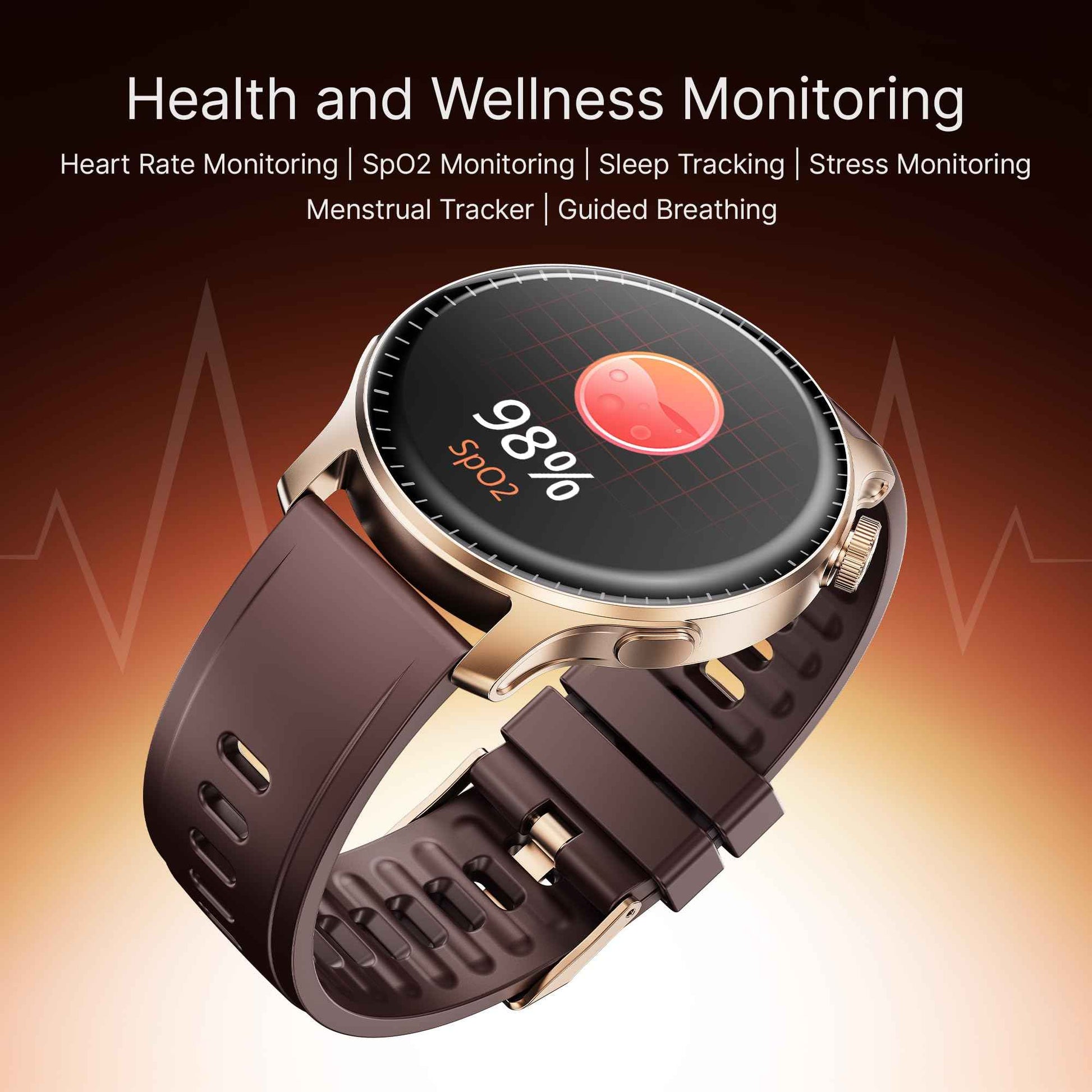 boAt New Launch Ultima Prime smartwatch with 1.43” AMOLED Display, Functional Crown, SOS, BT Calling, Notifications, IP68, Music & Camera Controls, 100+ Sports Modes, Watch Face Studio (Royal Berry) SaumyasStore