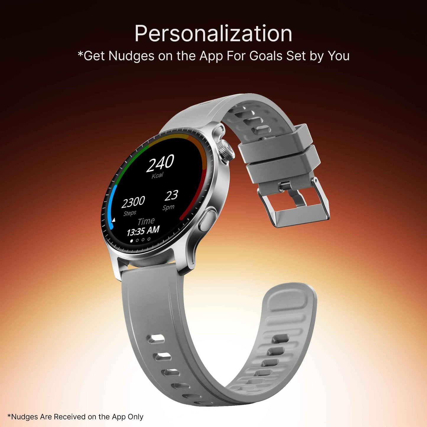 boAt New Launch Ultima Prime smartwatch with 1.43” AMOLED Display, Functional Crown, SOS, BT Calling, Notifications, IP68, Music & Camera Controls, 100+ Sports Modes, Watch Face Studio (Silver Mist) SaumyasStore