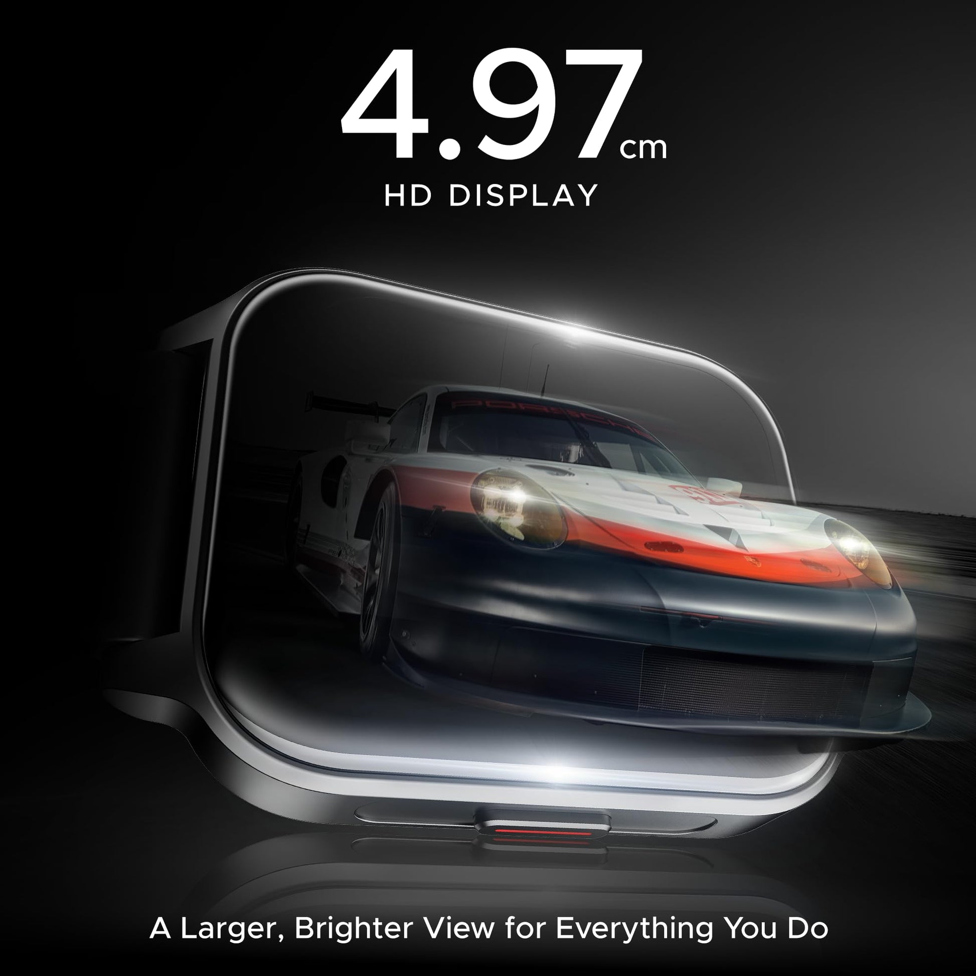 boAt Newly Launched Wave Call 2 Plus Smart Watch w/Bilingual Support (Hindi/English), 1.96”(4.97 cm) HD Display, BT Calling, 100+Sports Modes, Animated Watch Faces, Voice Assistant(Active Black) SaumyasStore