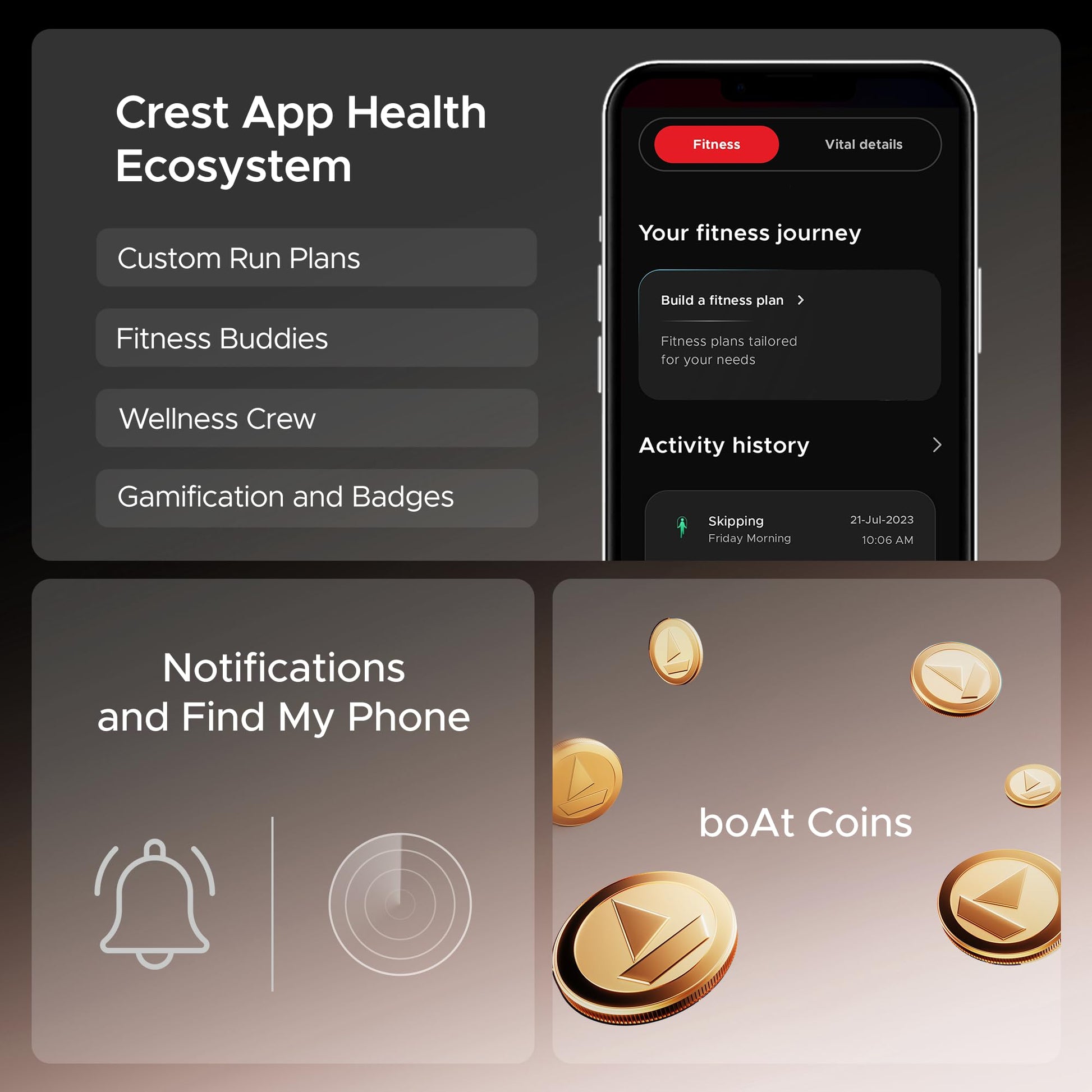 boAt Newly Launched Wave Call 2 Plus Smart Watch w/Bilingual Support (Hindi/English), 1.96”(4.97 cm) HD Display, BT Calling, 100+Sports Modes, Animated Watch Faces, Voice Assistant(Cherry Blossom) SaumyasStore