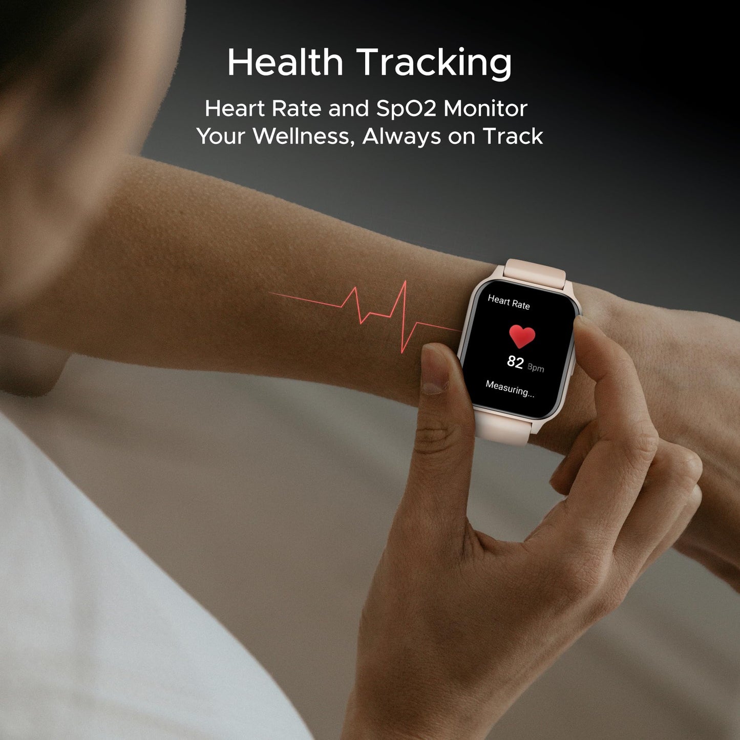 boAt Newly Launched Wave Call 2 Plus Smart Watch w/Bilingual Support (Hindi/English), 1.96”(4.97 cm) HD Display, BT Calling, 100+Sports Modes, Animated Watch Faces, Voice Assistant(Cherry Blossom) SaumyasStore