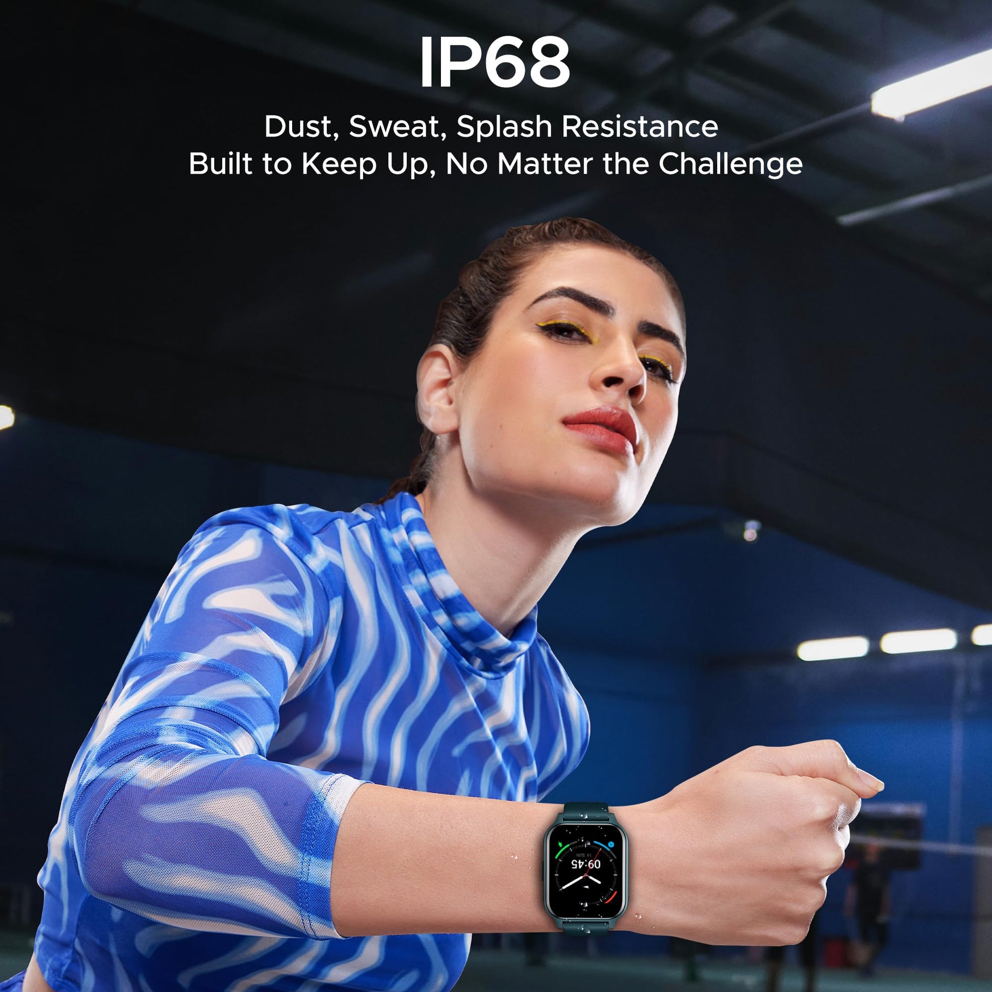 boAt Newly Launched Wave Call 2 Plus Smart Watch w/Bilingual Support (Hindi/English), 1.96”(4.97 cm) HD Display, BT Calling, 100+Sports Modes, Animated Watch Faces, Voice Assistant(Teal Blue) SaumyasStore