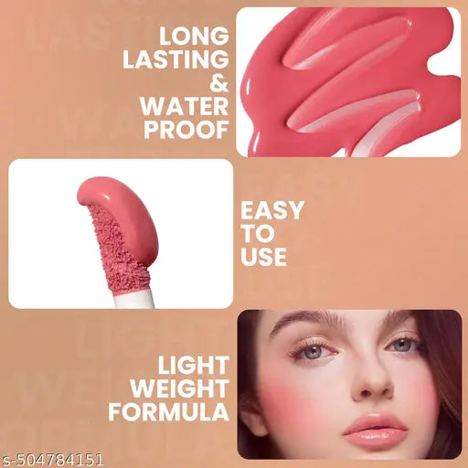 Red4 Creamy & Tint Lip Gloss and Liquid Blusher  (03)