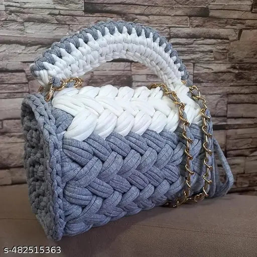 Handcrafted Ethnic Sling Bag with Intricate Tassel Detailing, Chain Shoulder Strap, and Elegant Design - Perfect for Casual and Formal Occasion