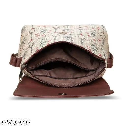 Zouk Taj Nakashi Flap Sling Bag