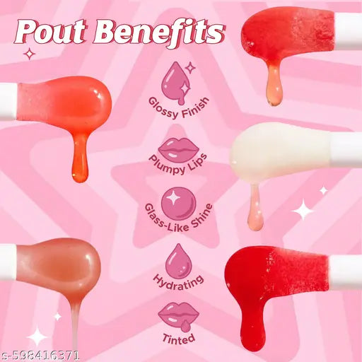 Hilary Rhoda Quench Me Lip Gloss | Clear & tinted lip gloss | Nourishing & Hydrating | Sheer Coverage | Lip Gloss for Women | Hydrating & High Shine | Lightweight & Non-Sticky - 4ml (Coco Callin' - Shade 07)