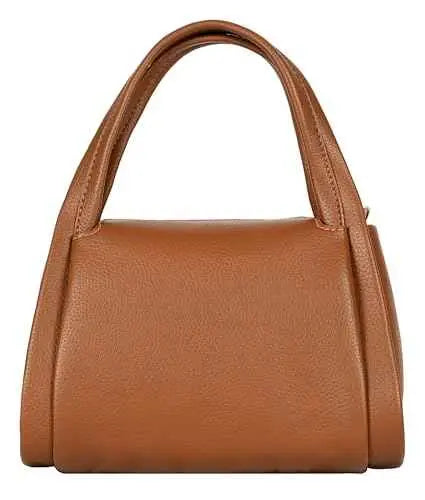 eske Adeline Vegan Leather Women Satchel (Cognac) SaumyasStore