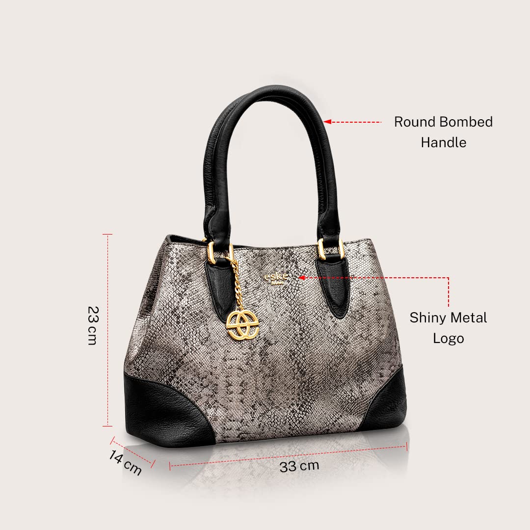 eske Corine Handbag For Women (Black Cosmos) - SaumyasStore