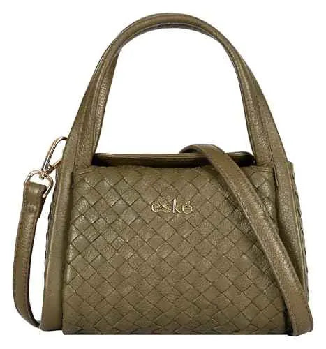 eske Dona Genuine Leather Half Moon Bag Half Moon Hobo Style SaumyasStore