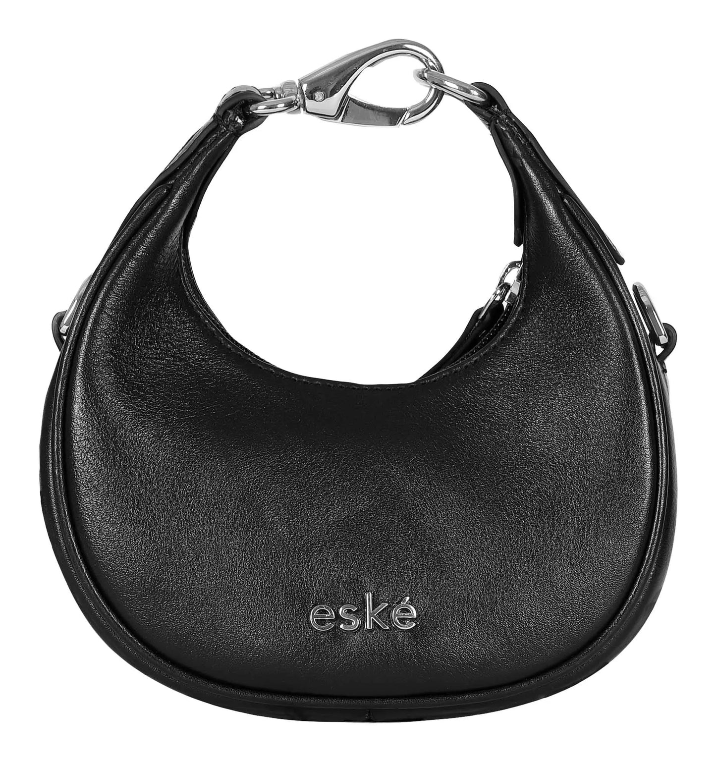 eske Dona Genuine Leather Half Moon Bag Half Moon Hobo Style SaumyasStore