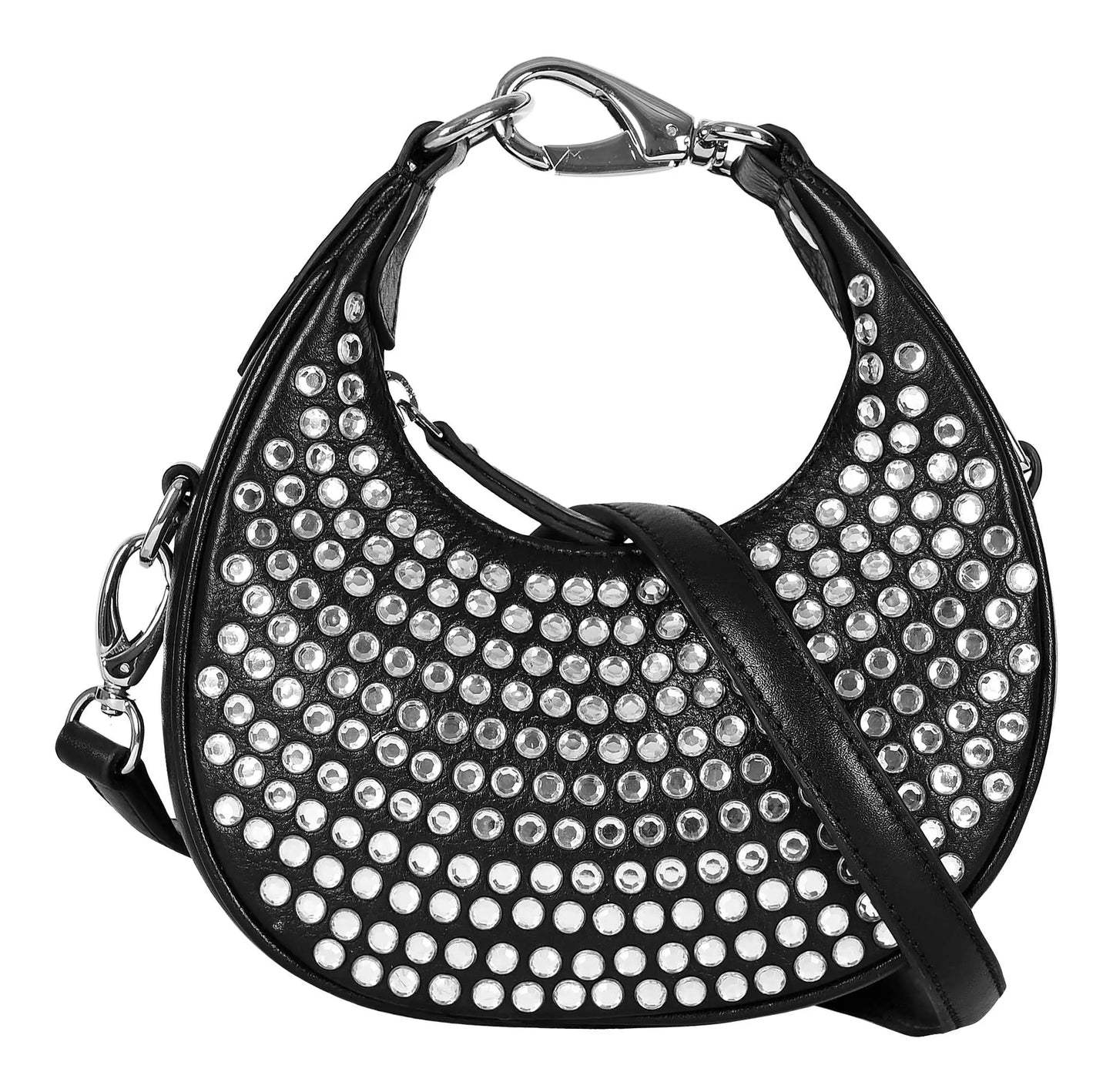 eske Dona Genuine Leather Half Moon Bag Half Moon Hobo Style SaumyasStore