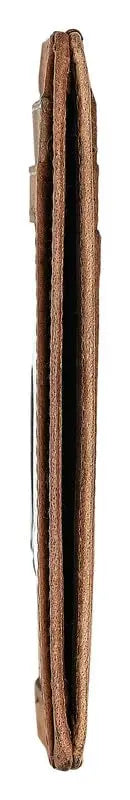 eske Geniune Leather Credit Card Holder with RFID Blocking for Work,Travel | Unisex Slim Wallet | Holds Upto 6 Cards (Brown) SaumyasStore