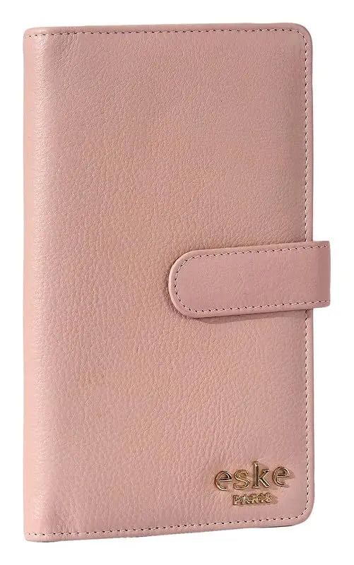 eske Greta Genuine Leather Women's Two Fold Wallet - 8 Card Holders - Spacious Compartment -Zipper Closure SaumyasStore