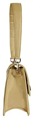 eske Sofia Vegan Leather Shoulder Bag (Gold Saffiano) SaumyasStore