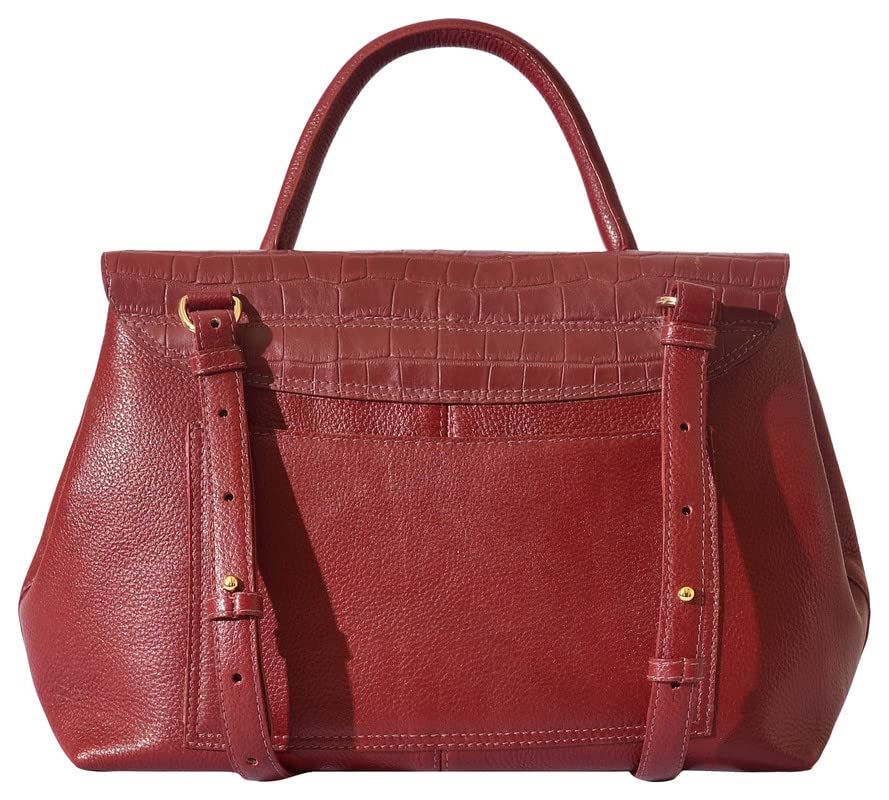 eske Stefanie- Genuine Leather Handbag For Women - Spacious Compartments - Work and Travel Bag - Durable - Water Resistant - Adjustable Strap - Detachable Adjustable shoulder strap - SaumyasStore