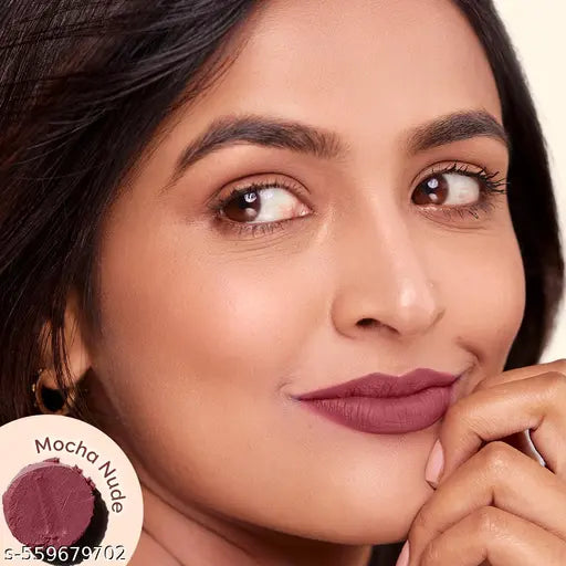 Mamaearth Luxe Matte Long Stay Lipstick 06 Mocha Nude 2g