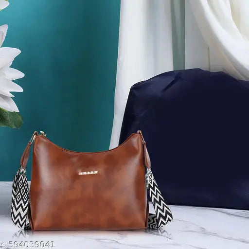 Women Trendy Brown Sling Bags