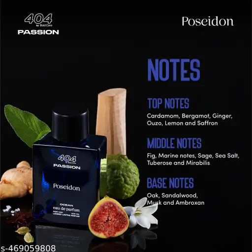 Bold Care Ares + Posiedon Long Lasting Perfume Combo for Men 200ML (Pack of 2 Items 100ML Each)