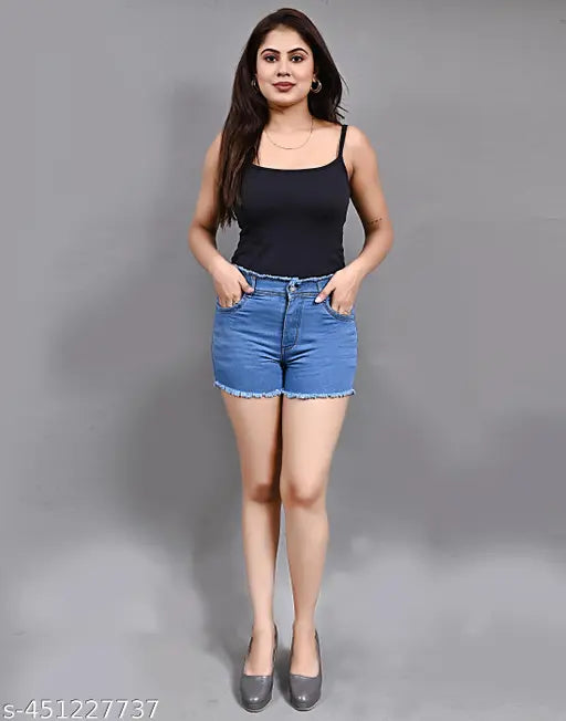 SENDIPO Women Denim Shorts