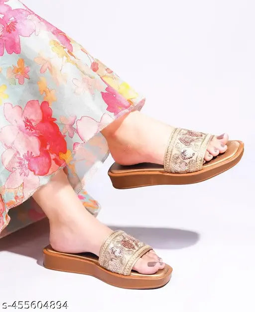 Selfiee Gorgeous Platform Heels Perfect for Every Occasion,Fashionable Flatform Sandals For Womens & Girls