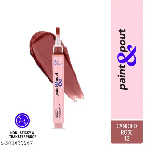 Blue Heaven Paint & Pout Air whipped Lip Cream S-12 (2ml)