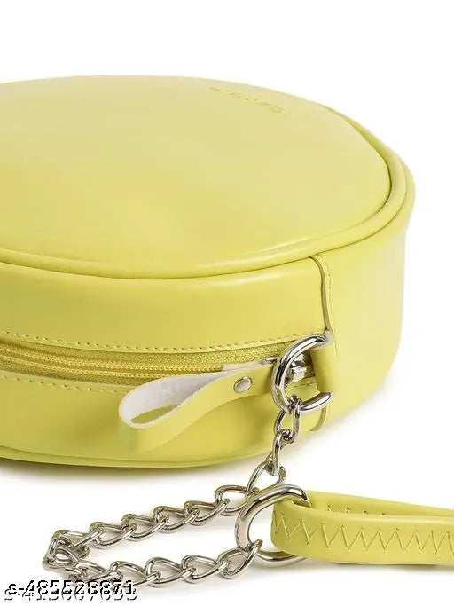 Fastrack Women's Solid Sling Bag Green