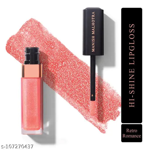 Manish Malhotra Beauty By MyGlamm Hi-Shine Lipgloss-Retro Romance-5ml