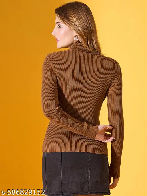 Women Turtle Neck Pullover