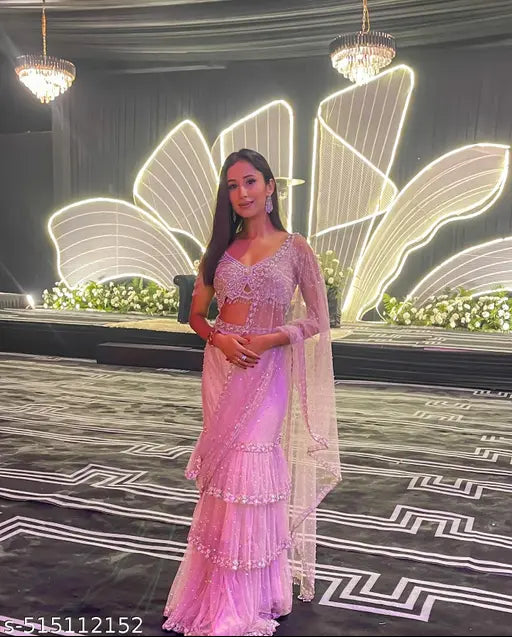 Fancy Thread Work With Sequnce Work With Rivet Moti Work