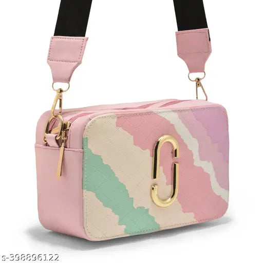 Astute Designer Sling Bag for Girls/Women - Pink