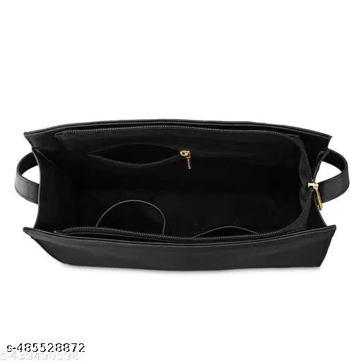 Fastrack Women's Structured Shoulder Bag Black