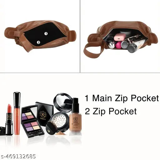 Women’s Sling Shoulder Bag | Ladies Spacious Saddle Handbag for Travel & Everyday Use | Female Soft Leather Crossbody Tote | Minimalist Underarm Dumpling Purse | Multicolor