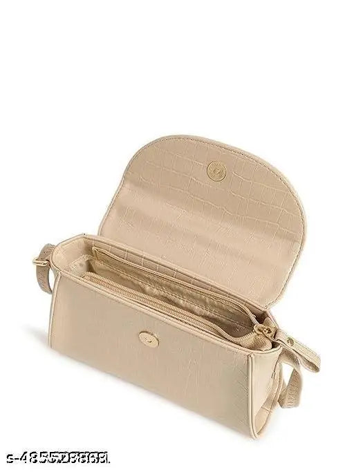 Fastrack Women's Textured Sling Bag Brown