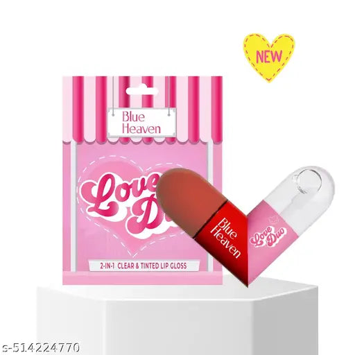 Blue Heaven Love Duo 2-In-1 Lip Gloss Boo 3.4ml