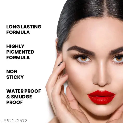 RED 4 Lip Love Matte Liquid Lipstick | Transfer Proof | Smooth Texture | Hydrating | Long Lasting | Water-proof Full Coverage Liquid Lipstick (133,7ml)