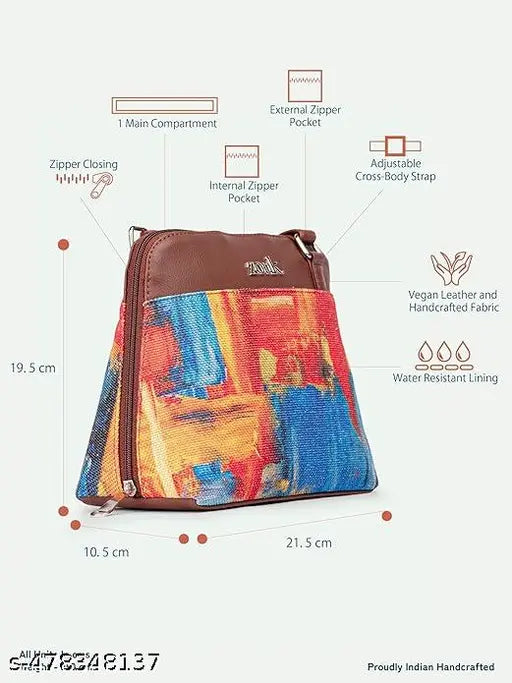 Zouk Abstract Amaze OOO Sling Bag