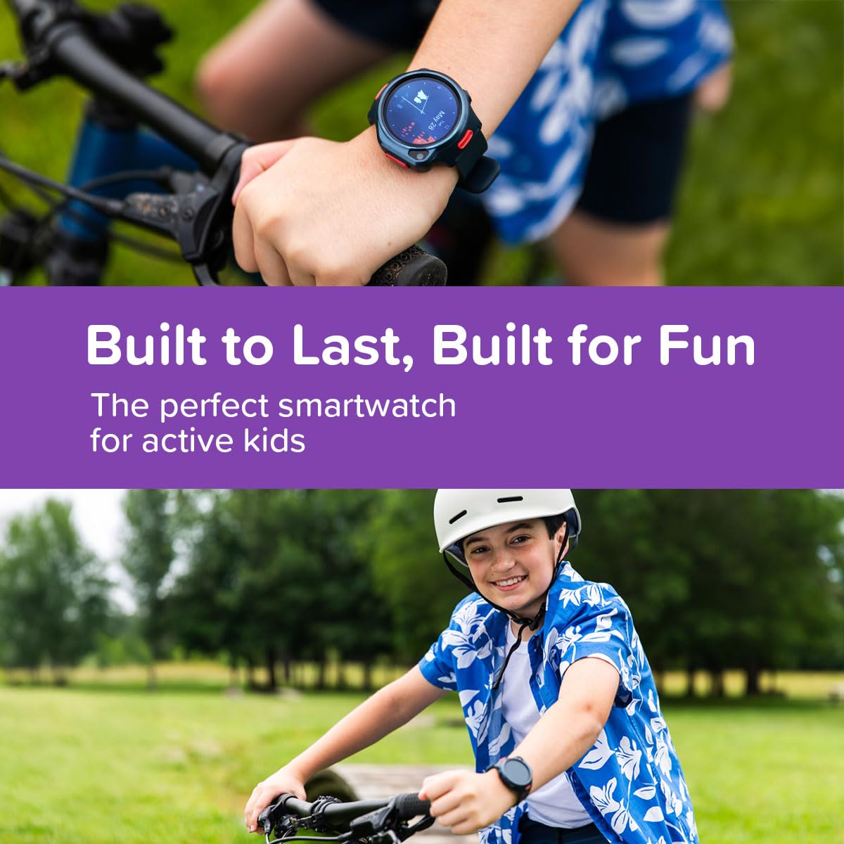 myFirst Fone R2 (Upgraded, for USA & Canada Only) Smartwatch Phone for Kids with eSIM Music Player Video Voice Call Messaging Gift for 5-12 Years Old Boys Girls (Cotton Candy Mix) SaumyasStore
