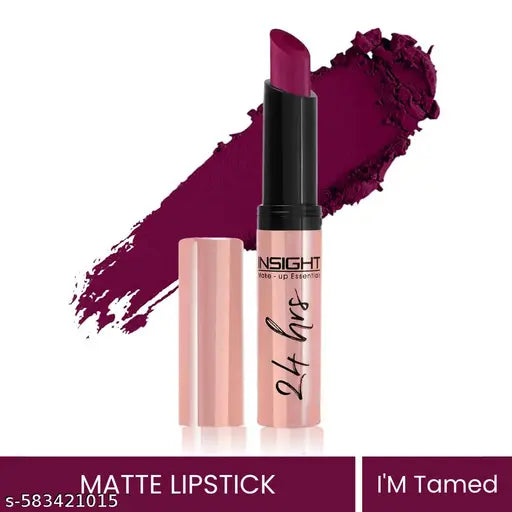 Insight Make-Up Essentials  24 Hrs Non Transfer Matte Lipstick 3g (17- I'M Tamed)