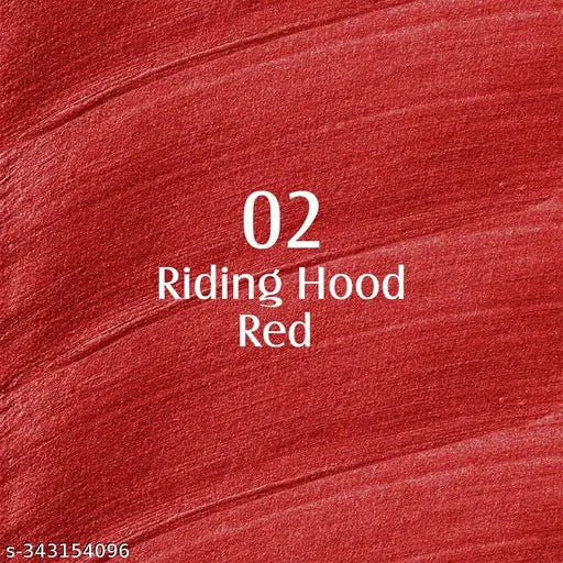 Glam21 Passion Matte Lip Ink | Upto 12-Hour Color Stay | Lightweight & Comfortable | Non-Sticky And Non-Drying - 02 Riding Hood Red,6gm