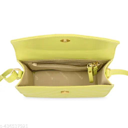 Fastrack Women's Sling Bag Celery Green