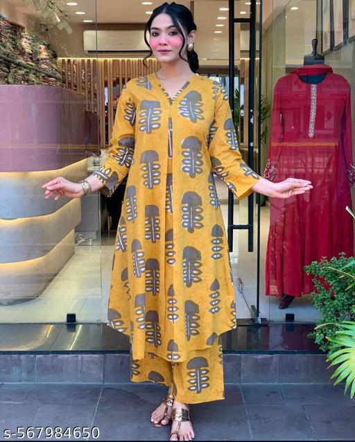 WOMEN KURTA PLAZO LATEST COLLECTION