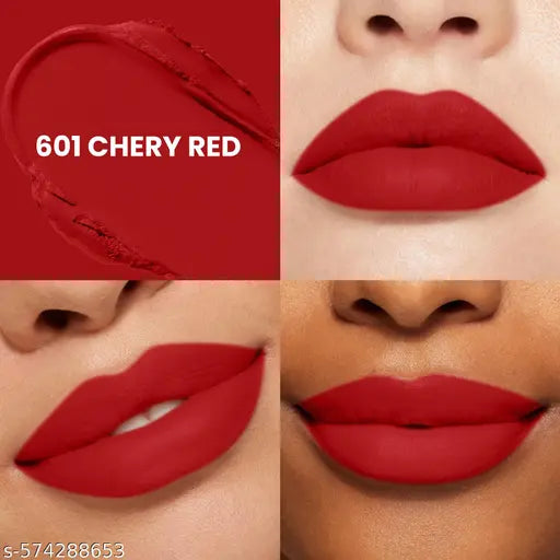 Seven Seas Matte Lipstick | Long Lasting | Waterproof Matte Lipstick (CHERRY RED,3.5g)