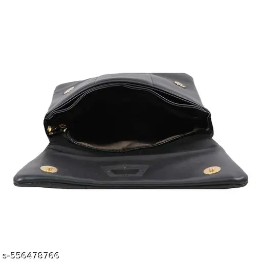 Quilted PU Leather Clutch & Handbag