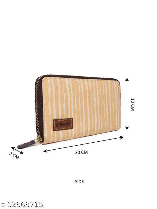 ASTRID Yello Multicompartment Wallet For Girls And Women